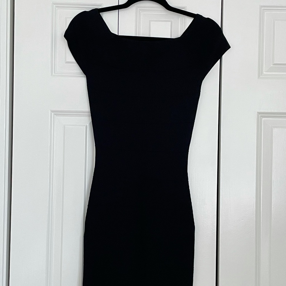Max Studio Black Bodycon Dress